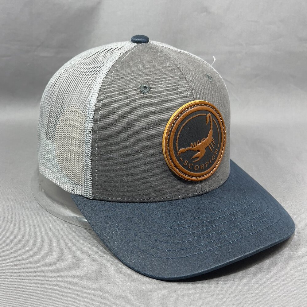 Kamel Scorpion Snapback Cap Hat Gray Trucker West… - image 7